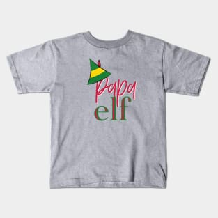 Papa Elf Christmas shirt Kids T-Shirt